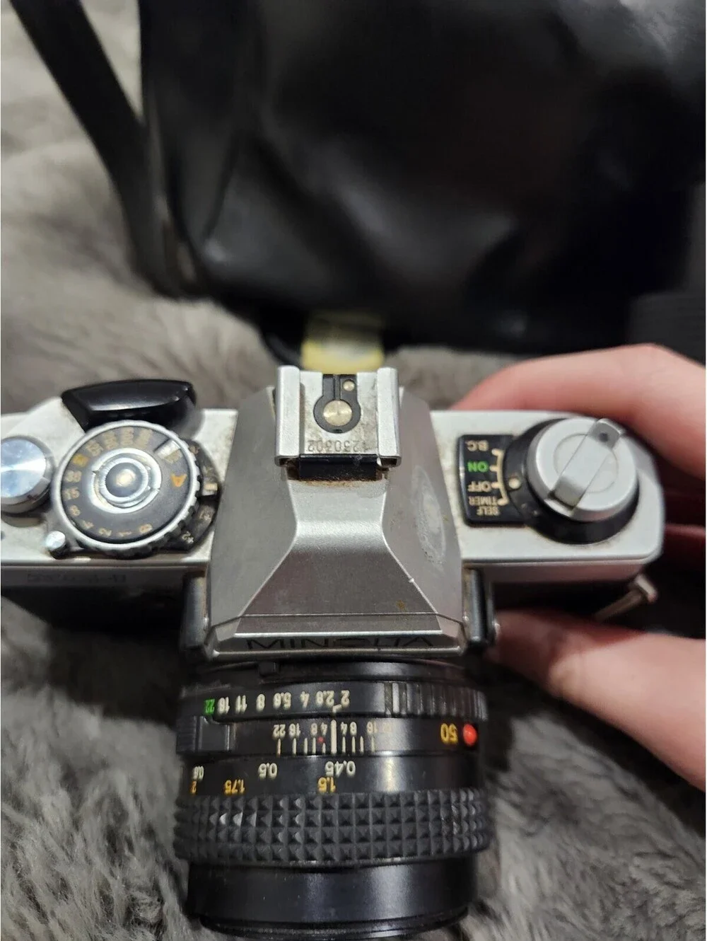 Minolta XG-1 Chrome 35mm Film SLR Camera 50mm f/1.8 50mm Standard Lens, Whole...